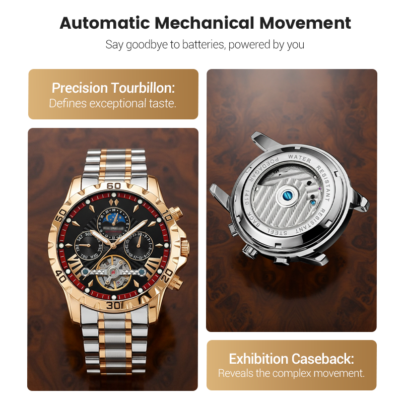 Swiss Brand New Waterproof Automatic Mechanical Watches